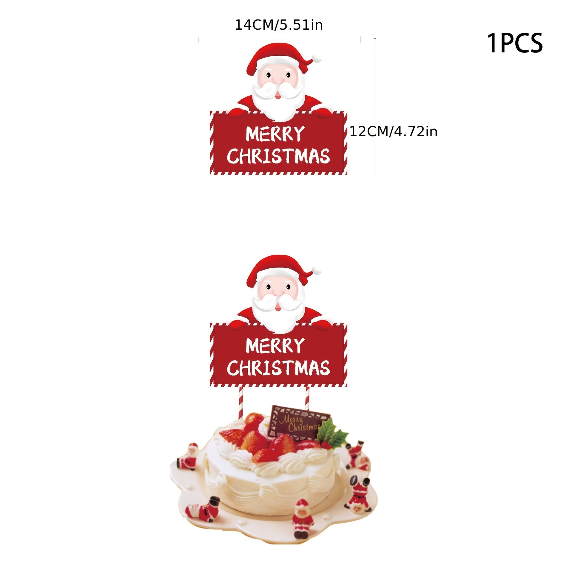 56pcs Christmas Theme Santa Claus Snowman Pull Flag Banner Balloon Set