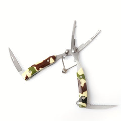 Stainless Steel Fishing Pliers Line Scissors Hook Remover