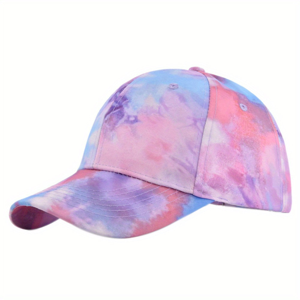 Tie Dye Baseball Cap Couple Sunscreen Dad Hats