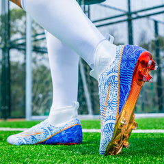Women's Professional AG Spike Football Shoes Non-slip Combat Boots