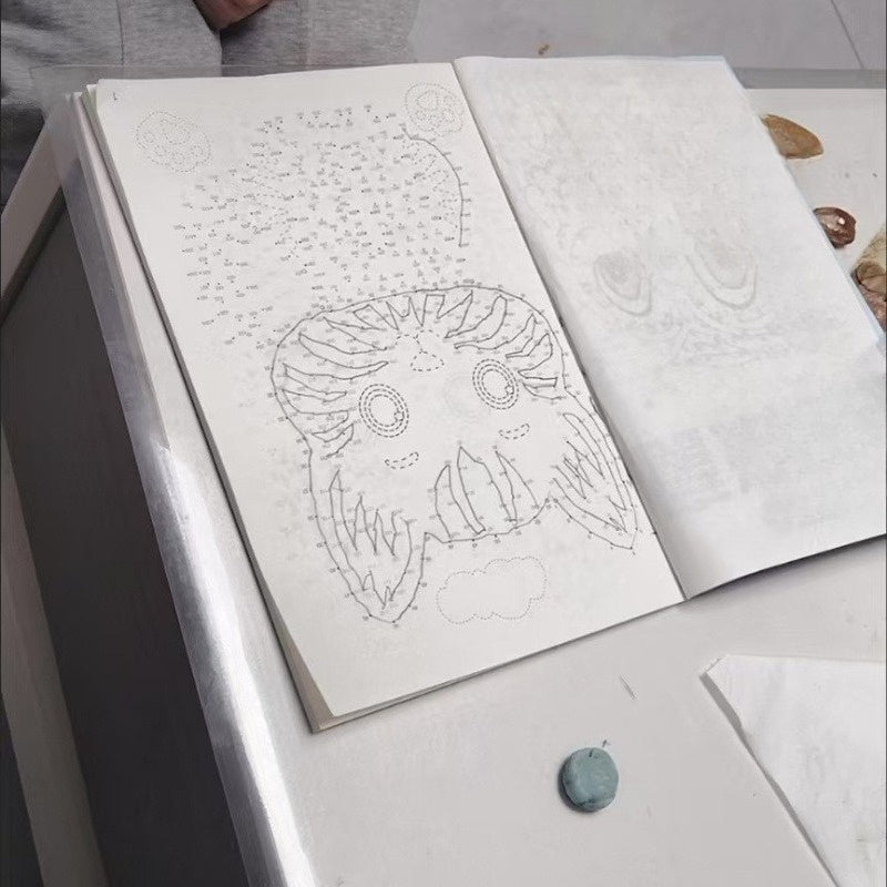 1 Book of 44pcs Complex Patterns Drawing Book