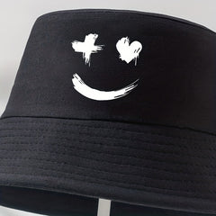 Printed Fisherman Hat Sunshade Sunscreen Basin Hat Outdoor Casual
