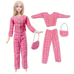 Doll Clothes Set for 11.5 Inch Dolls - 3 Outfits with Accessories