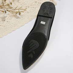 Women's Colorblock Flat Shoes Point Toe Work Shoes Women's Lightweight