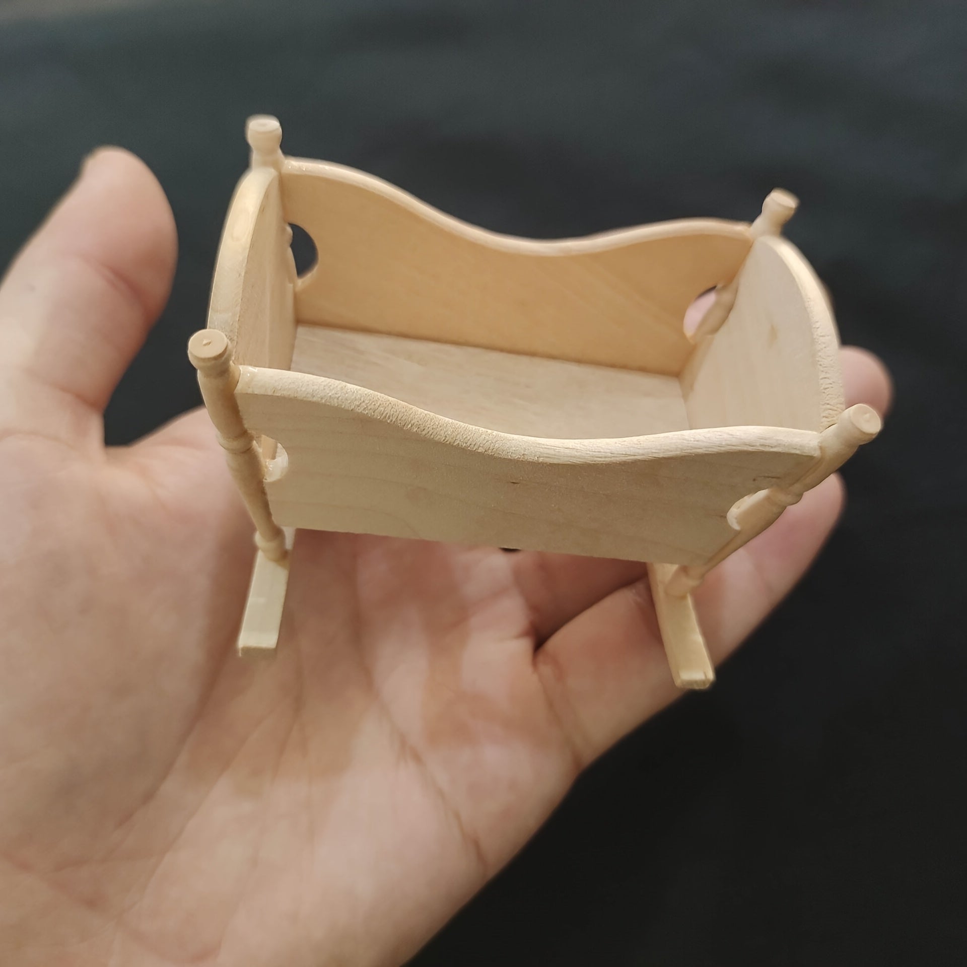 Dollhouse Rocking Chair Furniture Ornament