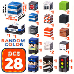 Magnetic Blocks Puzzle Learning Blocks Children's Magnetic Cube Set