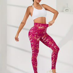 High Waist Butt Lifting Tight Breathable Yoga Leggings