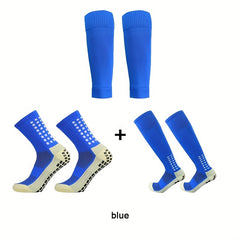 3 Pairs Soccer Grip Socks Football Socks Set for Competition & Training
