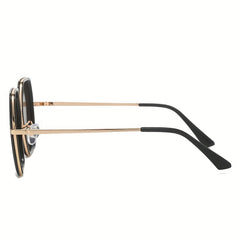 Large Metal Sunglasses Retro Anti Glare UV400