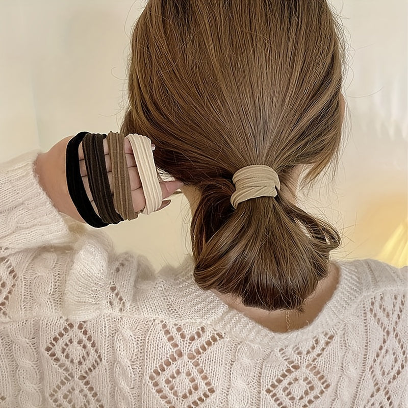 5pcs Elastic Hair Ties Durable Hair Accessories for Girls