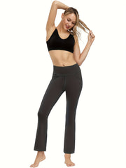 Women's Bootcut Yoga Pants With Pocket Tummy Control Workout Pants