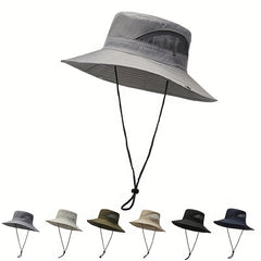 Outdoor Sun Hat Mesh Breathable UV Protection Big Brim Hat
