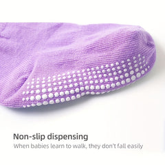 6 Pairs of Baby Non-Slip Floor Socks for Girls