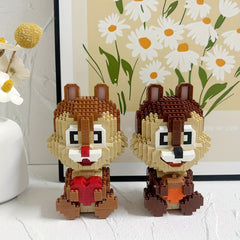 Classic Cartoon Characters Squirrel Building Block Model Puzzle