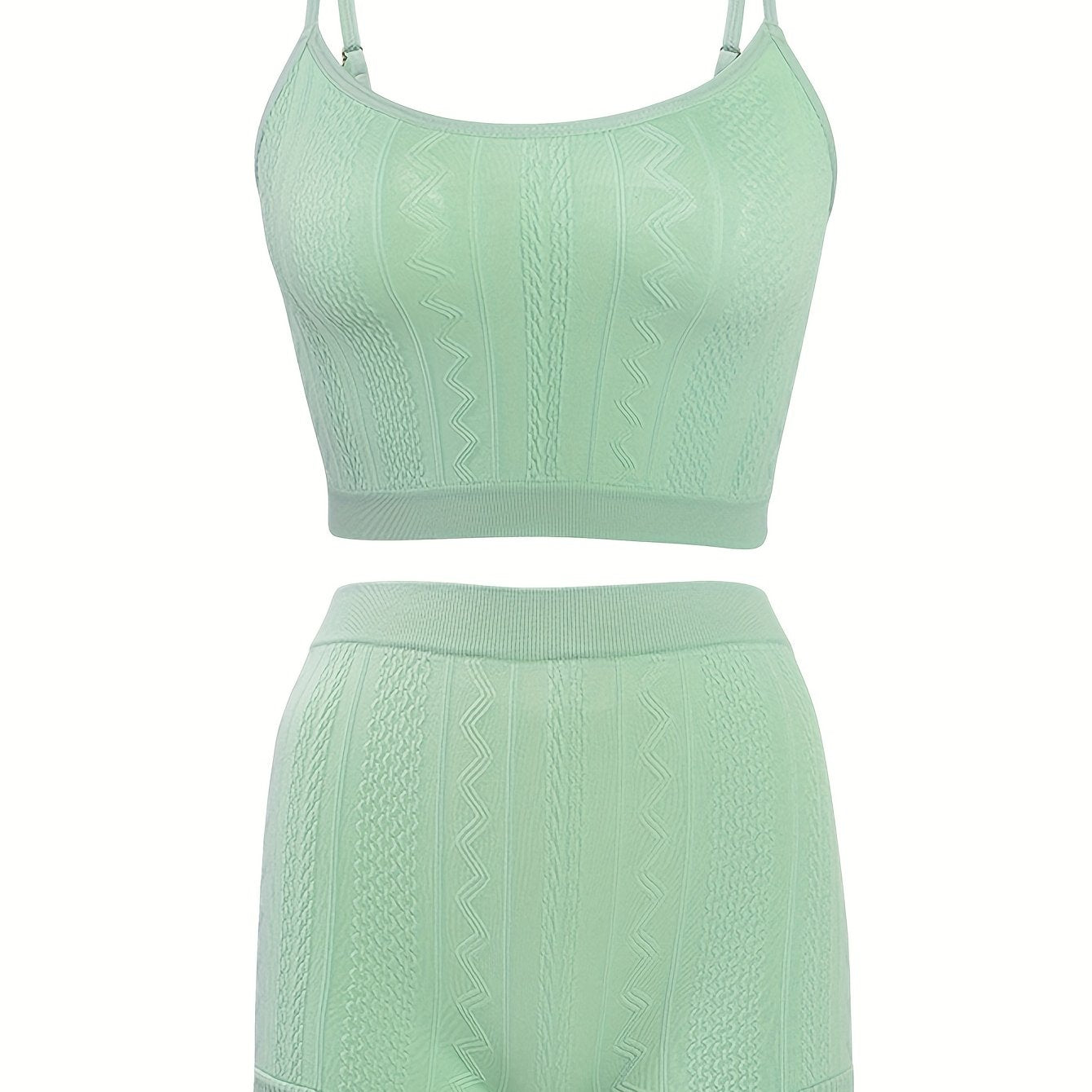 Solid Textured Bra & Panties Set Full Coverage Everyday Lingerie