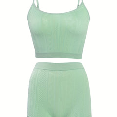 Solid Textured Bra & Panties Set Full Coverage Everyday Lingerie
