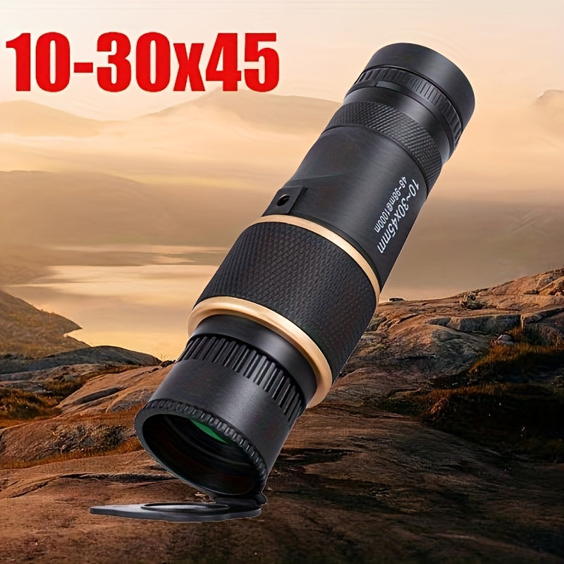 Portable 30x45 Monocular Telescope BAK4 Prism Waterproof