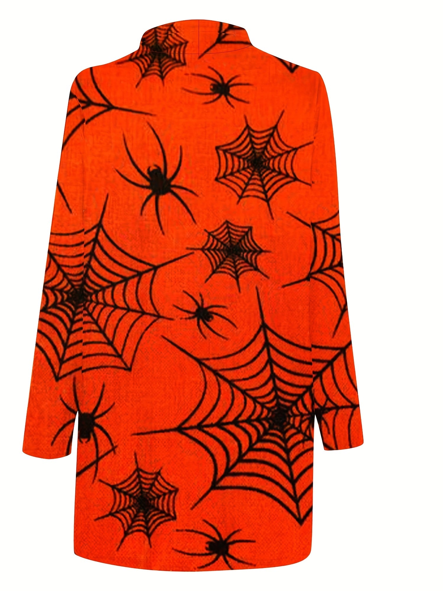 Halloween Cardigan Women Ghost Spiderweb Skull
