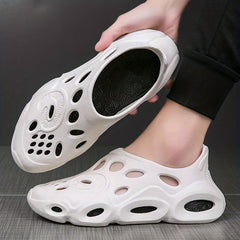 Women's Hollow Out Clogs Slip On Beach Shoes Lightweight Summer Shoes