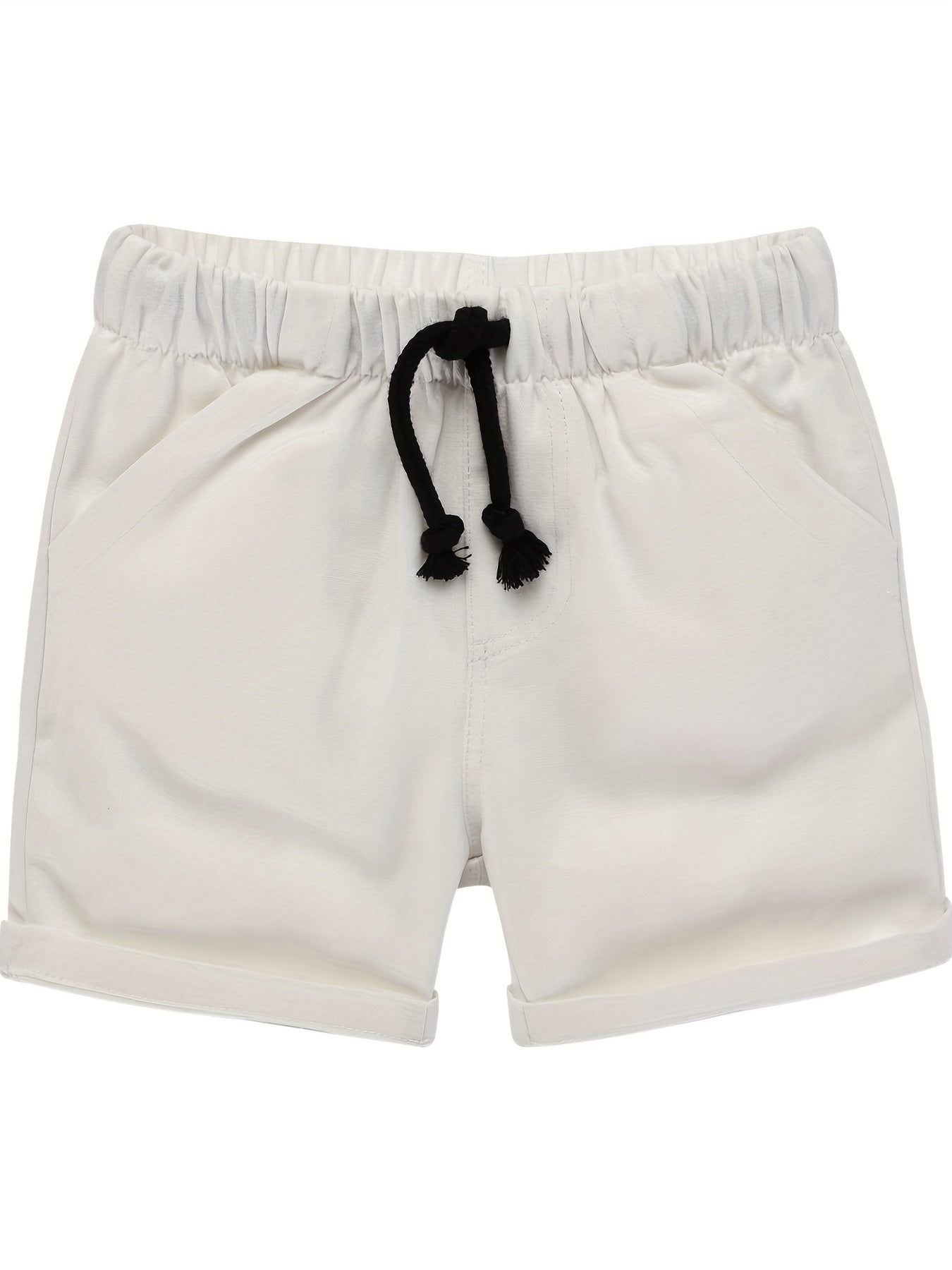Boys Casual Shorts Drawstring Waist Kids Summer Clothes