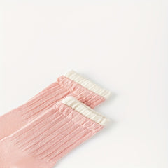 Girls Kids Vintage Socks Warm Comfy Versatile Children s Socks