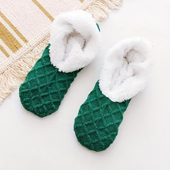 Plush Lined Floor Socks Women's Stockings