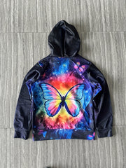 Kids Butterfly 3D Print Hoodie Street Casual Hooded Tops