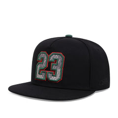 Men's Hip Hop Hat with Number Embroidery
