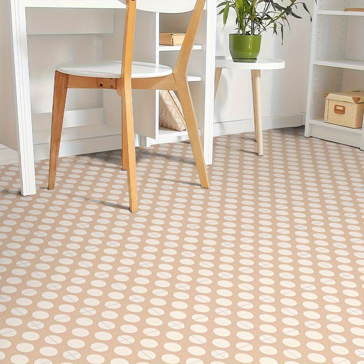 Nordic Style Printed Floor Stickers Non-slip Waterproof Decal Vinyl Stickers