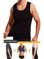 Men's Sauna Sweat Workout Vest Top Body Shapewear Gym Training