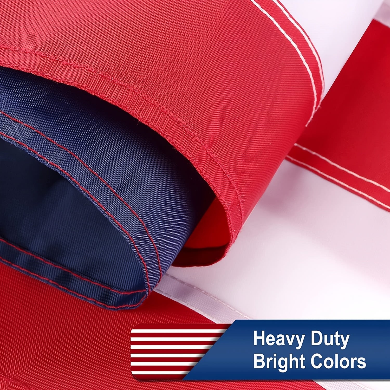 American Flag Outdoor Heavy Duty US Flag With Embroidered Stars