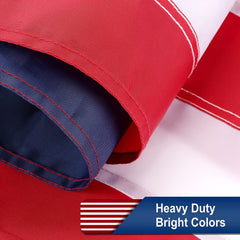 American Flag Outdoor Heavy Duty US Flag With Embroidered Stars