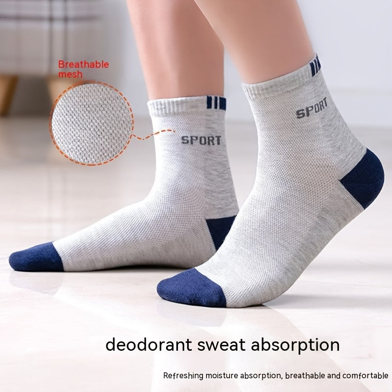 10 Pairs Anti-odor Breathable Low-cut Socks