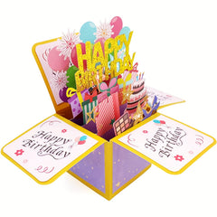 Sweet 16 Pop Up Card For Girls Boys - 16th Birthday Gift
