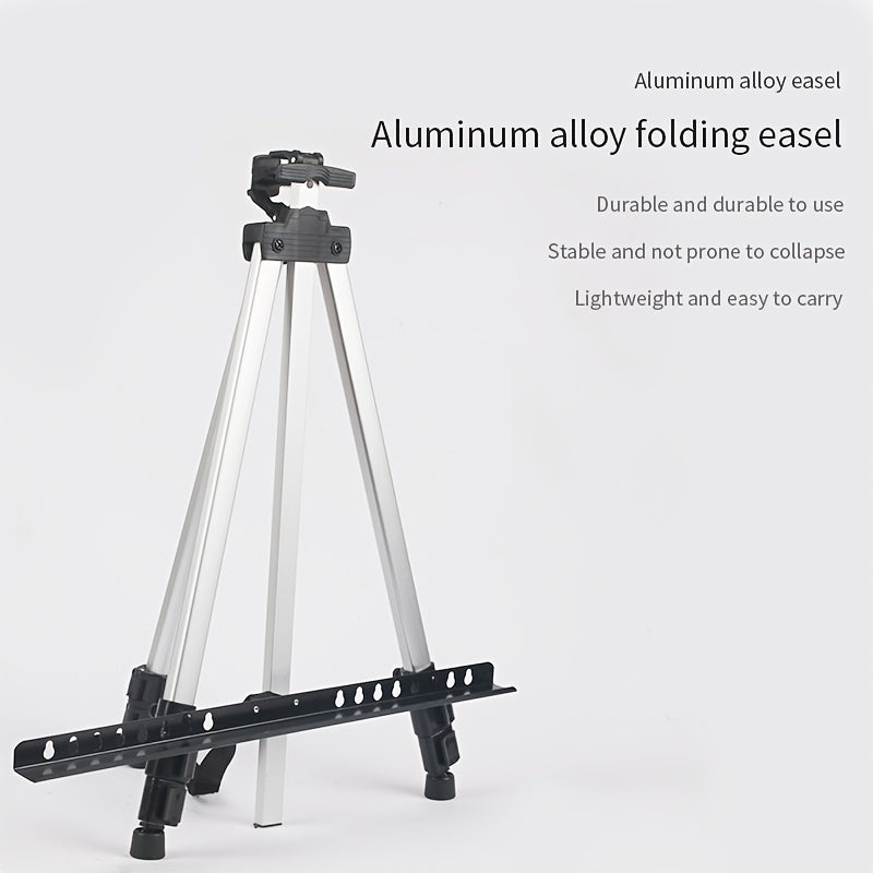 Aluminum Alloy Easel Artist Easel Folding Portable Painting Easel