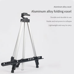Aluminum Alloy Easel Artist Easel Folding Portable Painting Easel