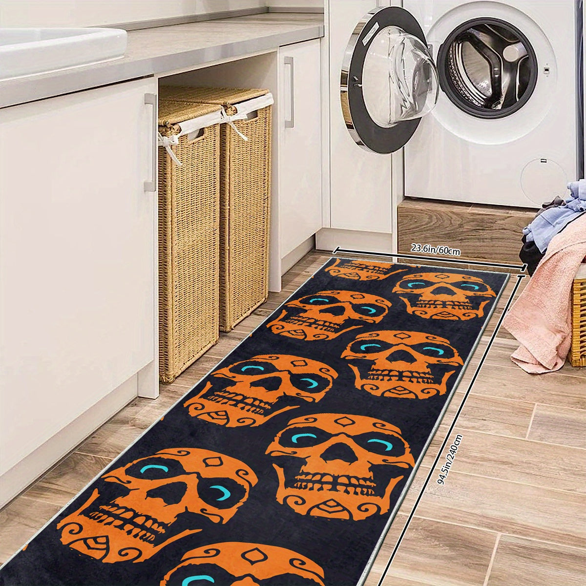 2'X10' Runner Rug Soft Non Slip Machine Washable