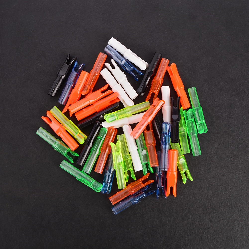 12pcs Arrow Nock For 0.244in 6.2mm ID Shaft Archery Accessory