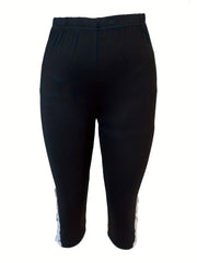 Solid Skinny Leggings Casual Women's Clothing