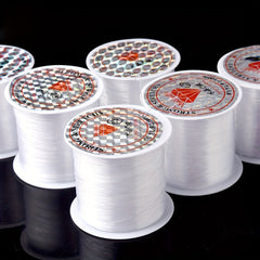 0.8mm Transparent Fish Line Non-Stretch Beading Thread for Jewelry Making