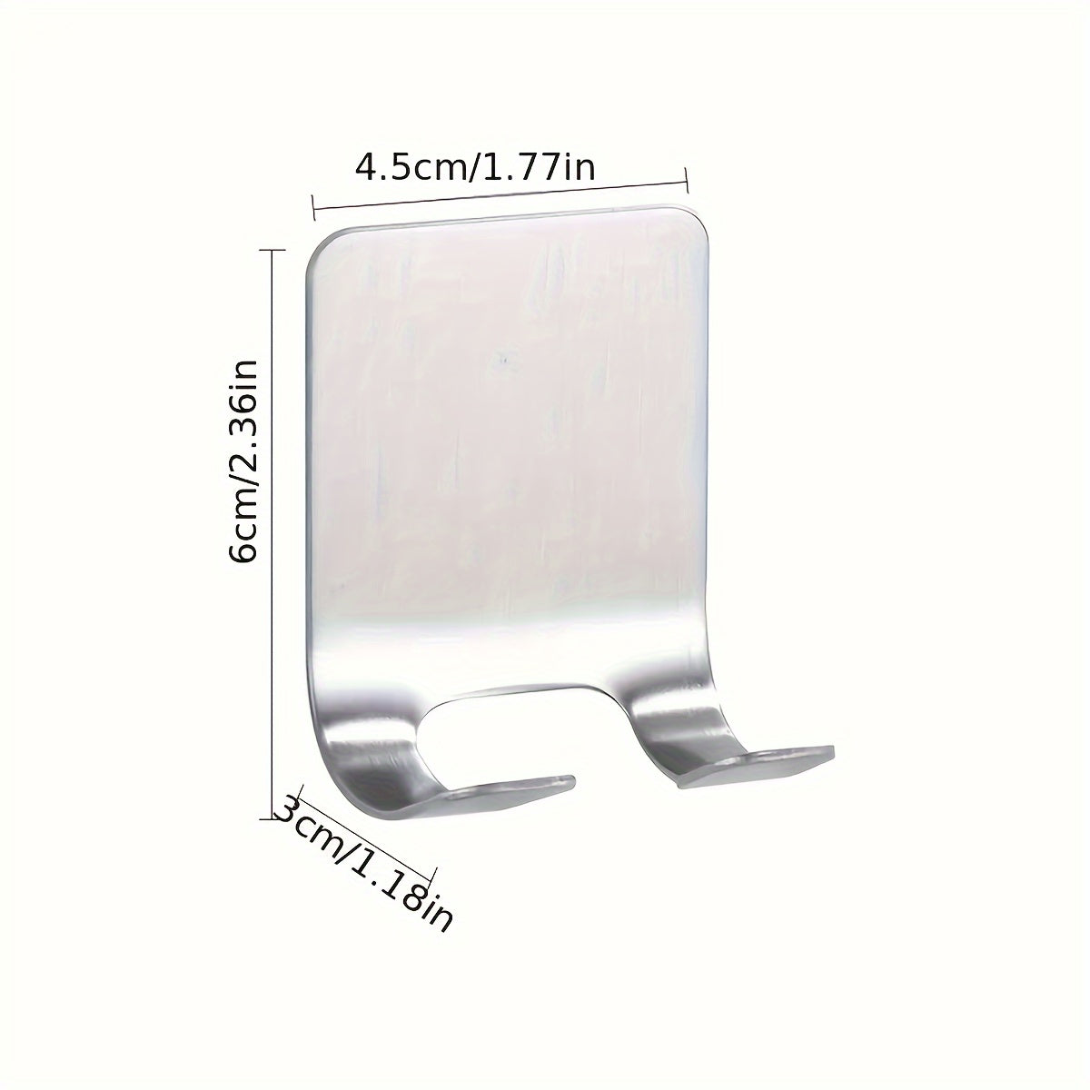 Wall Mounted Razor Holder No Drilling Bathroom Hook Rack