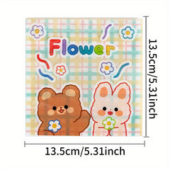 10pcs Small Bear Snack Ziplock Bags