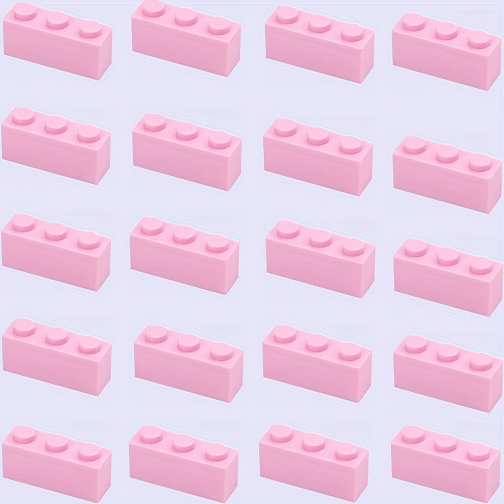 20pcs Sixteen Colors Building Blocks High Wall Bricks DIY Scenery Toys