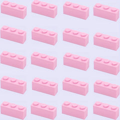 20pcs Sixteen Colors Building Blocks High Wall Bricks DIY Scenery Toys