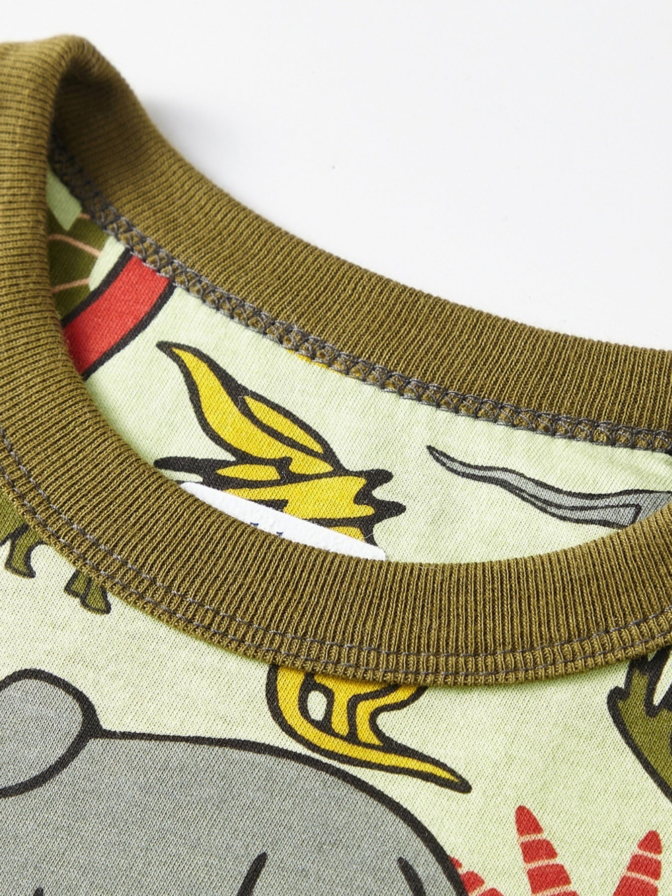 Boys Dinosaur Pajama Set Long Sleeve Top & Pants