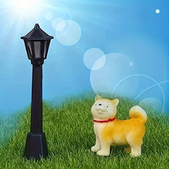 5pcs Nostalgic Christmas Street Lamp Model Decoration