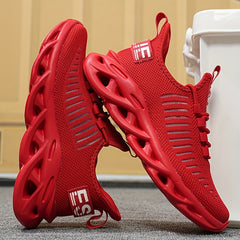 Soft Thick Sole Shock Absorption Sneakers Lightweight Mesh Breathable