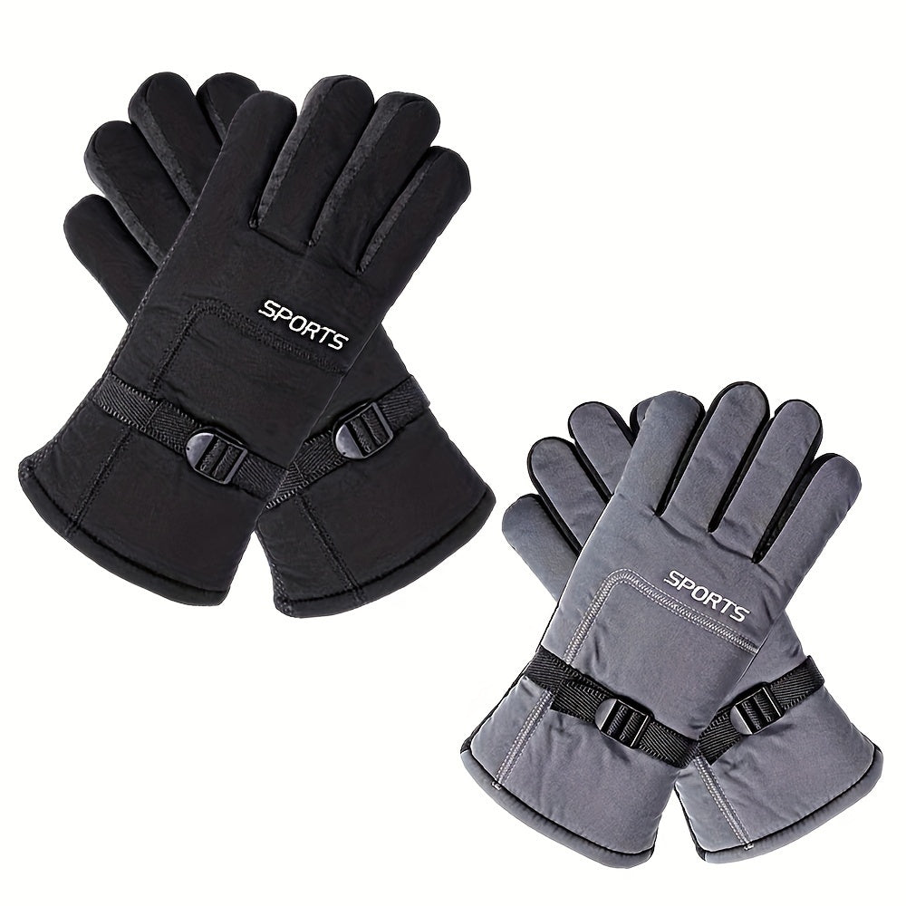 Winter Thermal Gloves Full Finger Ski Touch Screen Anti Slip Warm Liners
