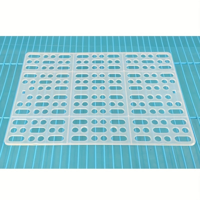 Small Pet Grid Mat Plastic Rabbit Foot Pad Small Animal Footboard