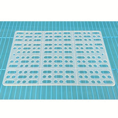 Small Pet Grid Mat Plastic Rabbit Foot Pad Small Animal Footboard